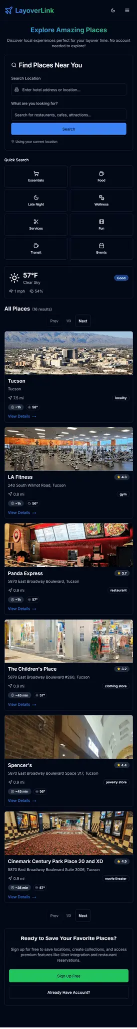 Screenshot 2 of LayoverLink