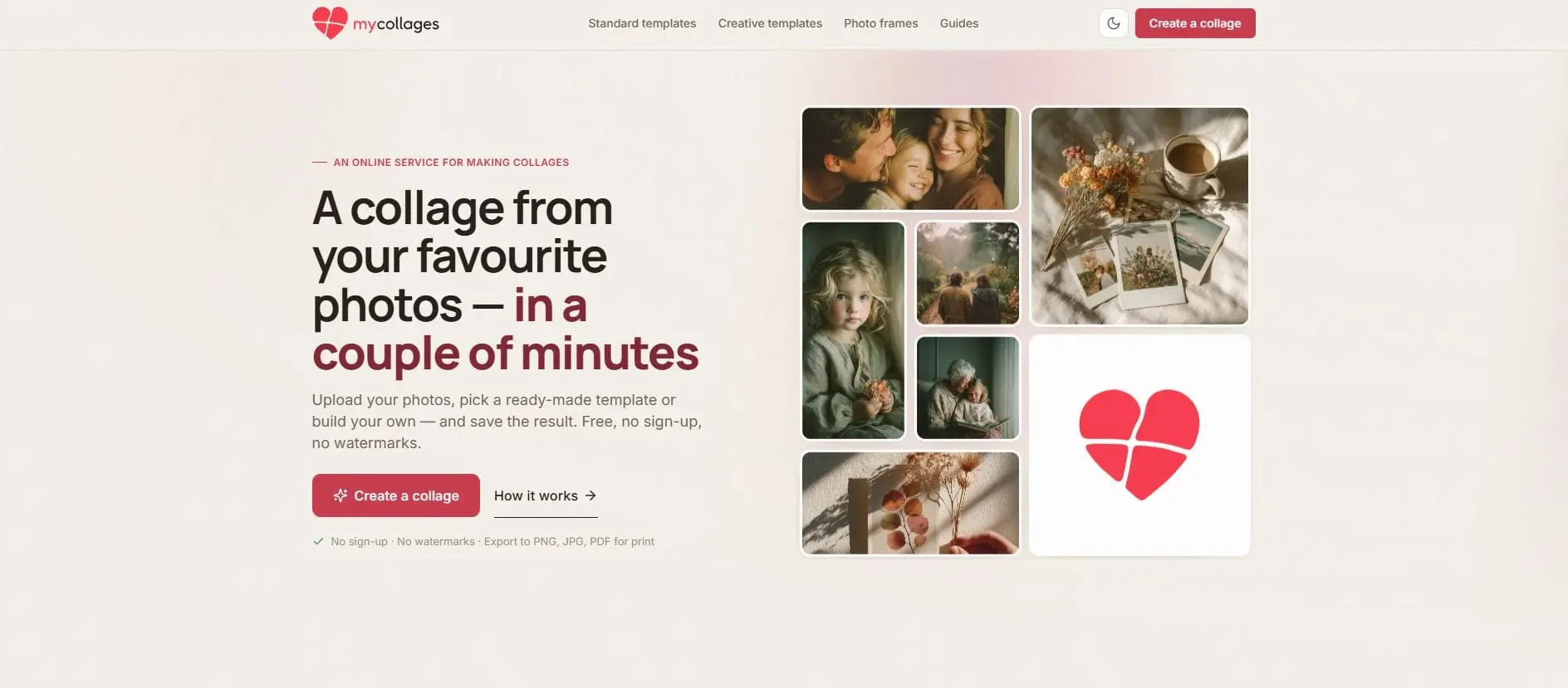 Screenshot 1 of MyCollages