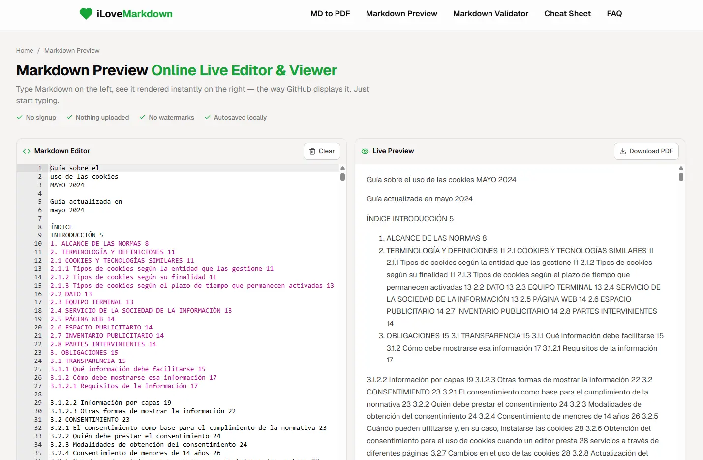 Screenshot 4 of iLoveMarkdown