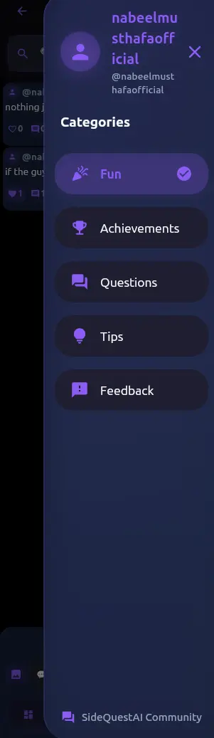 Screenshot 4 of SideQuestAI