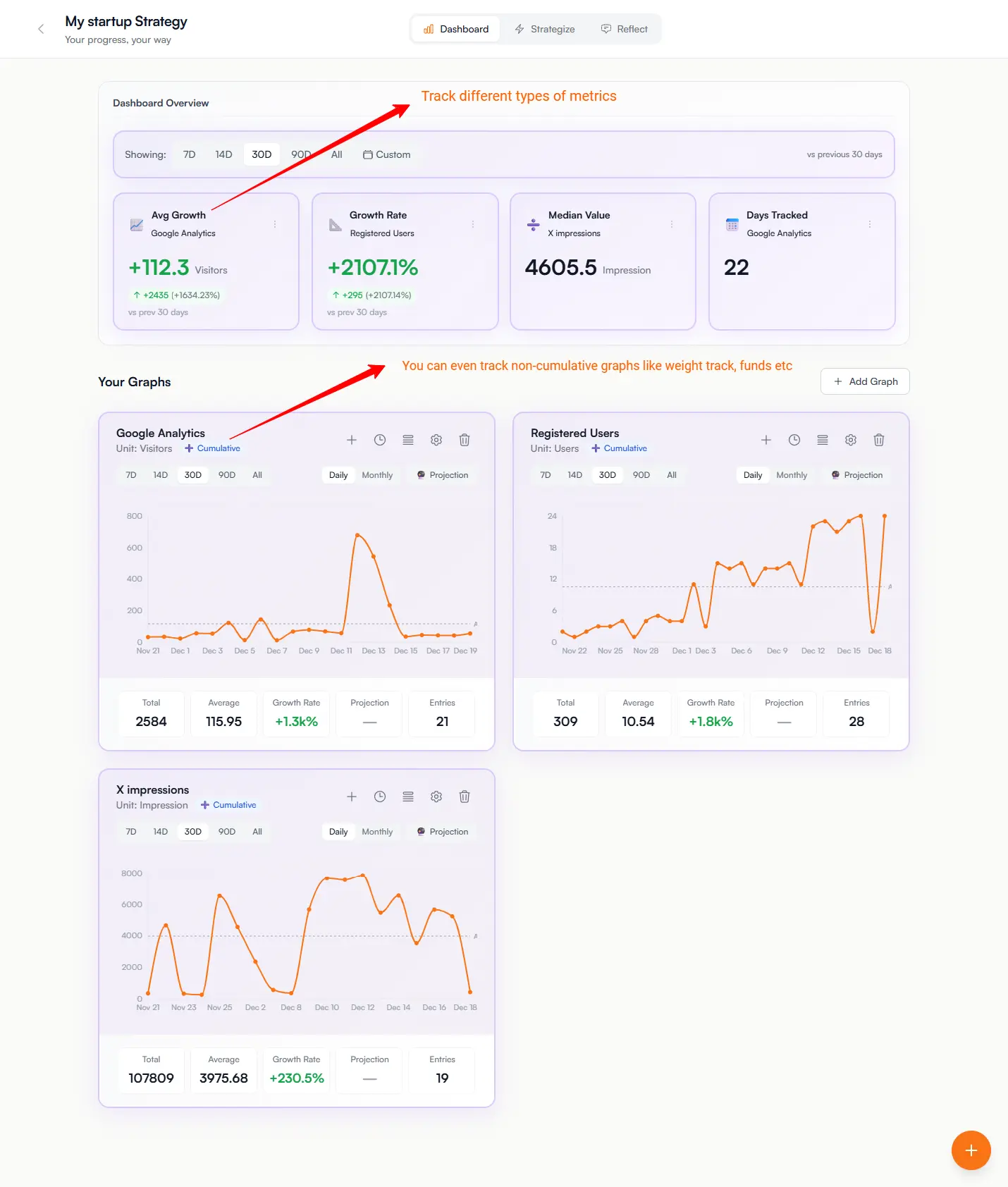Screenshot 3 of Inflection Log