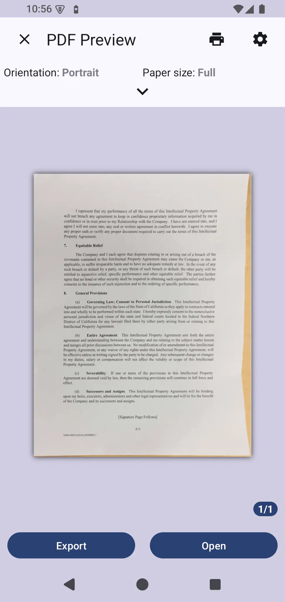 Screenshot 2 of OSS Document Scanner