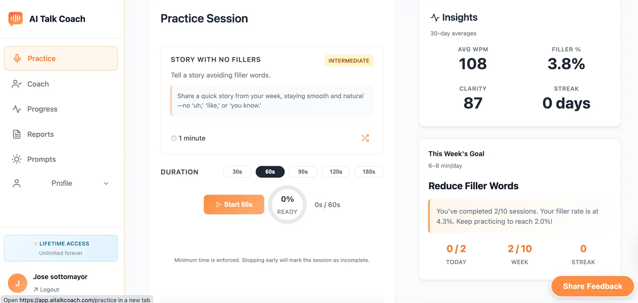 Screenshot 2 of Ai Talk Coach
