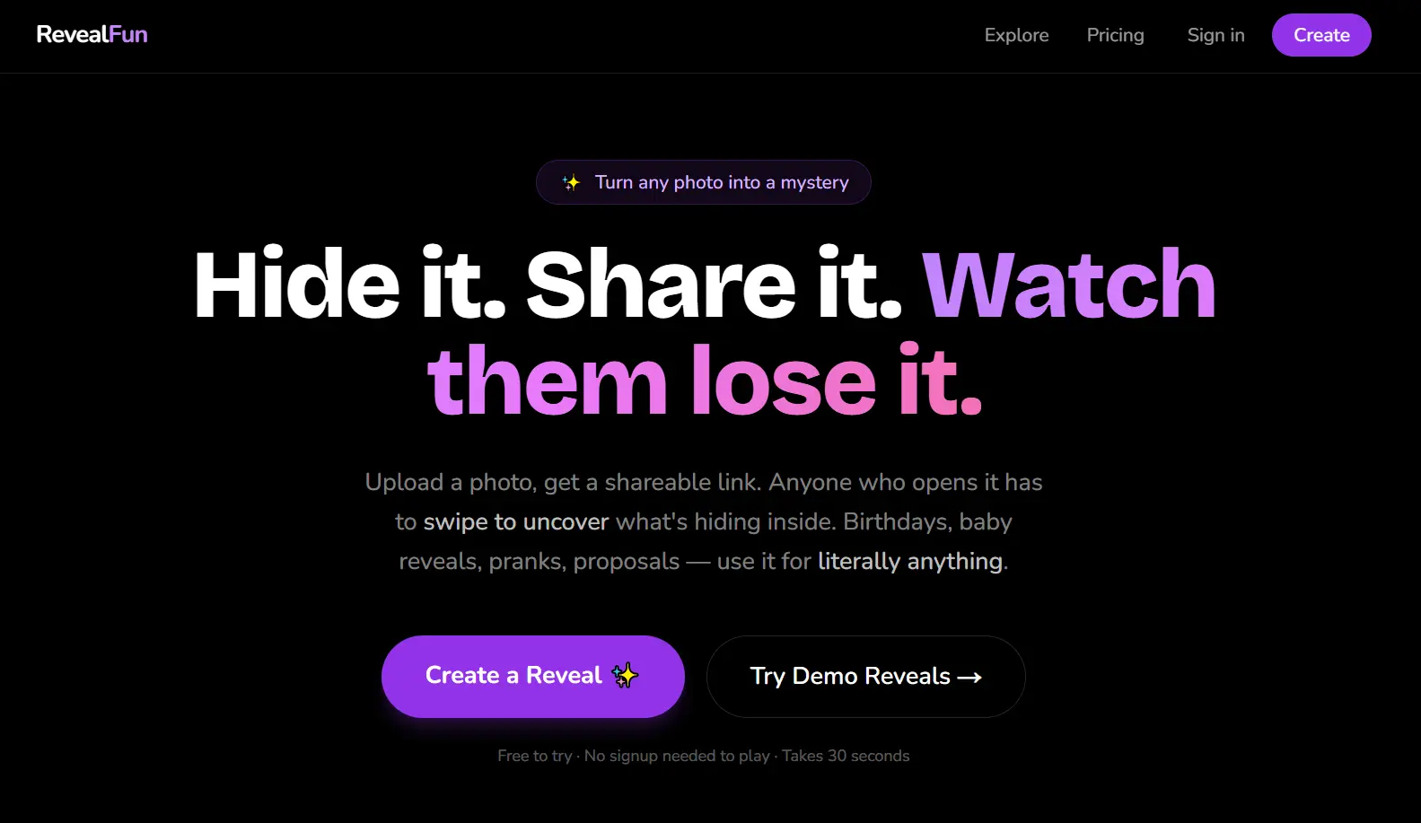 Screenshot 1 of RevealFun