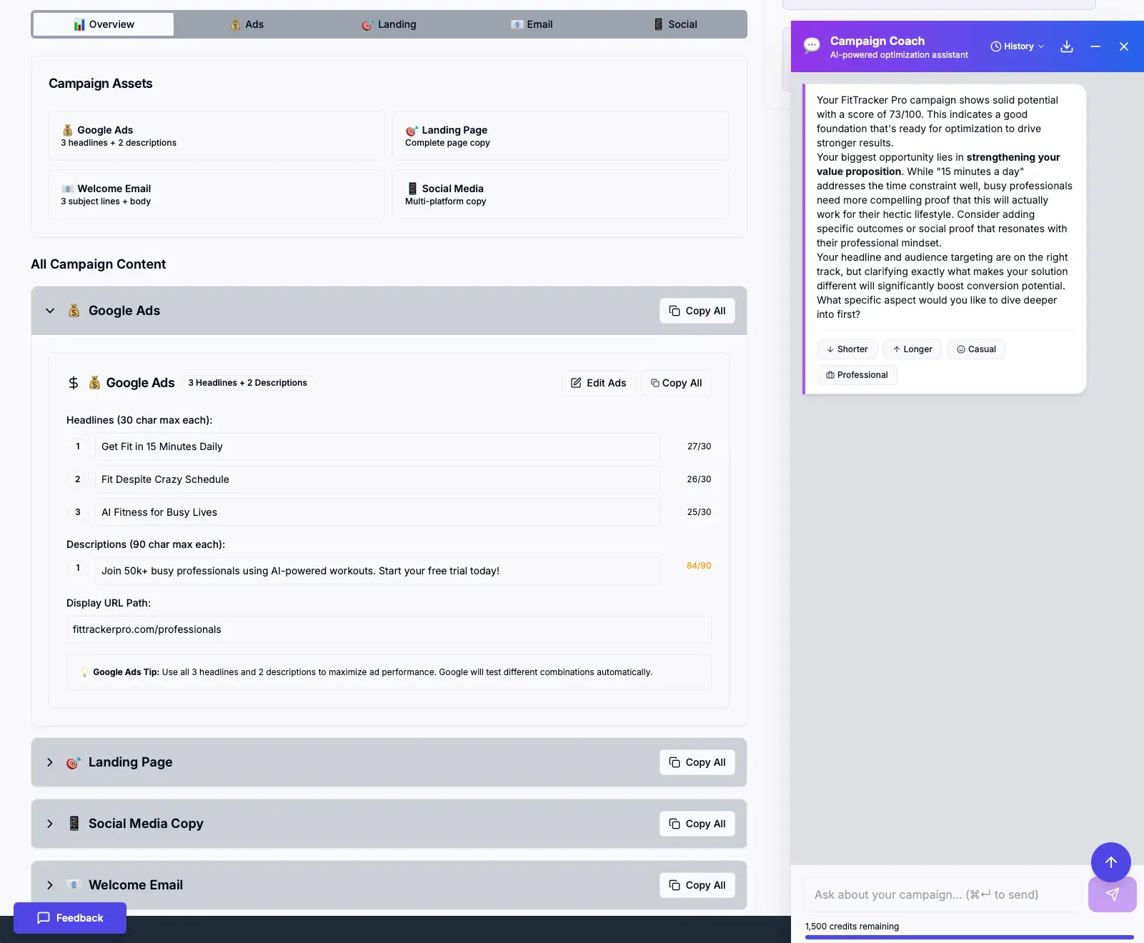 Screenshot 2 of Ubora Thrive AI