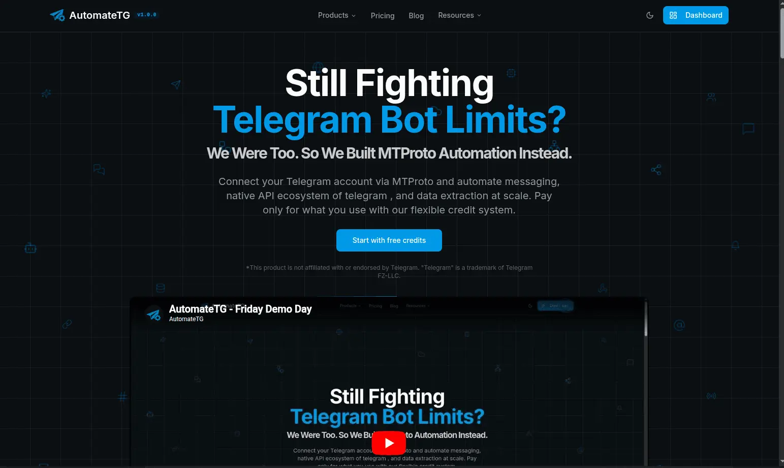 Screenshot 1 of AutomateTG