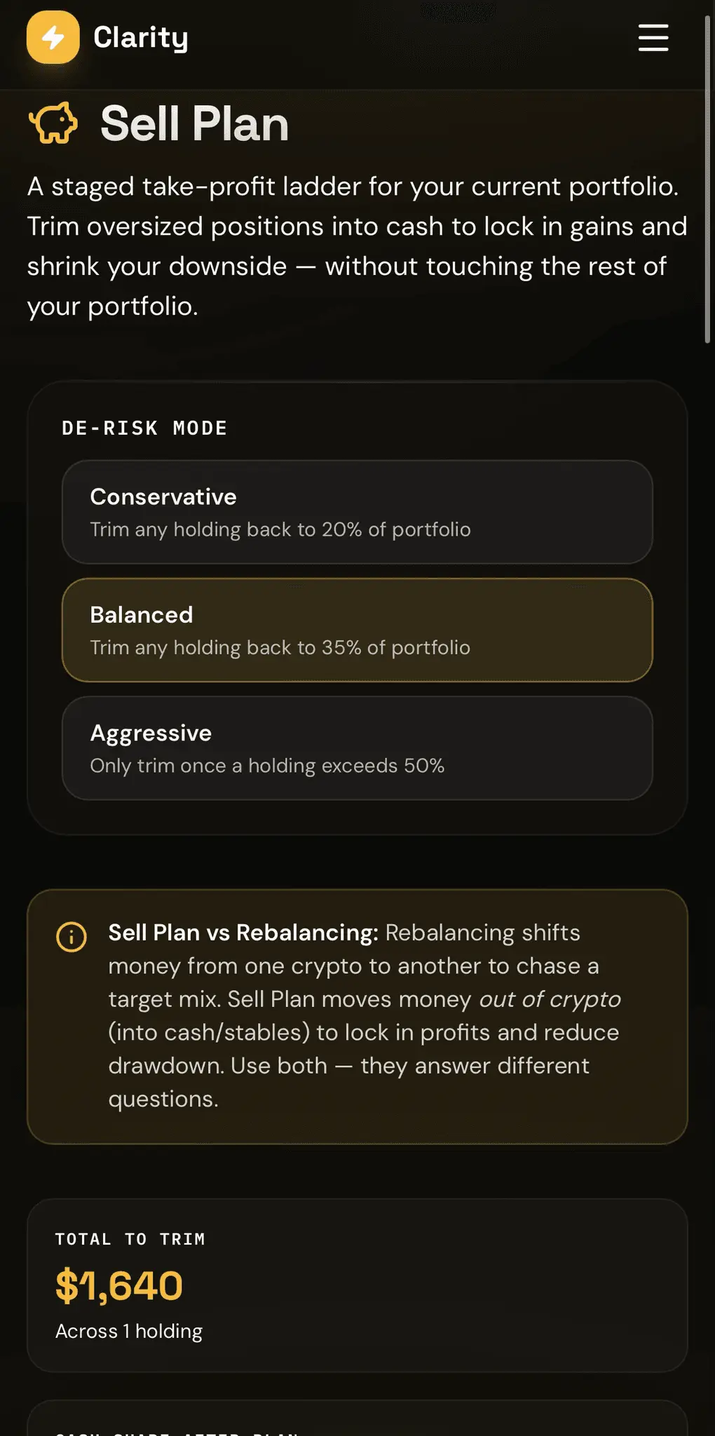 Screenshot 3 of Crypto Clarity AI