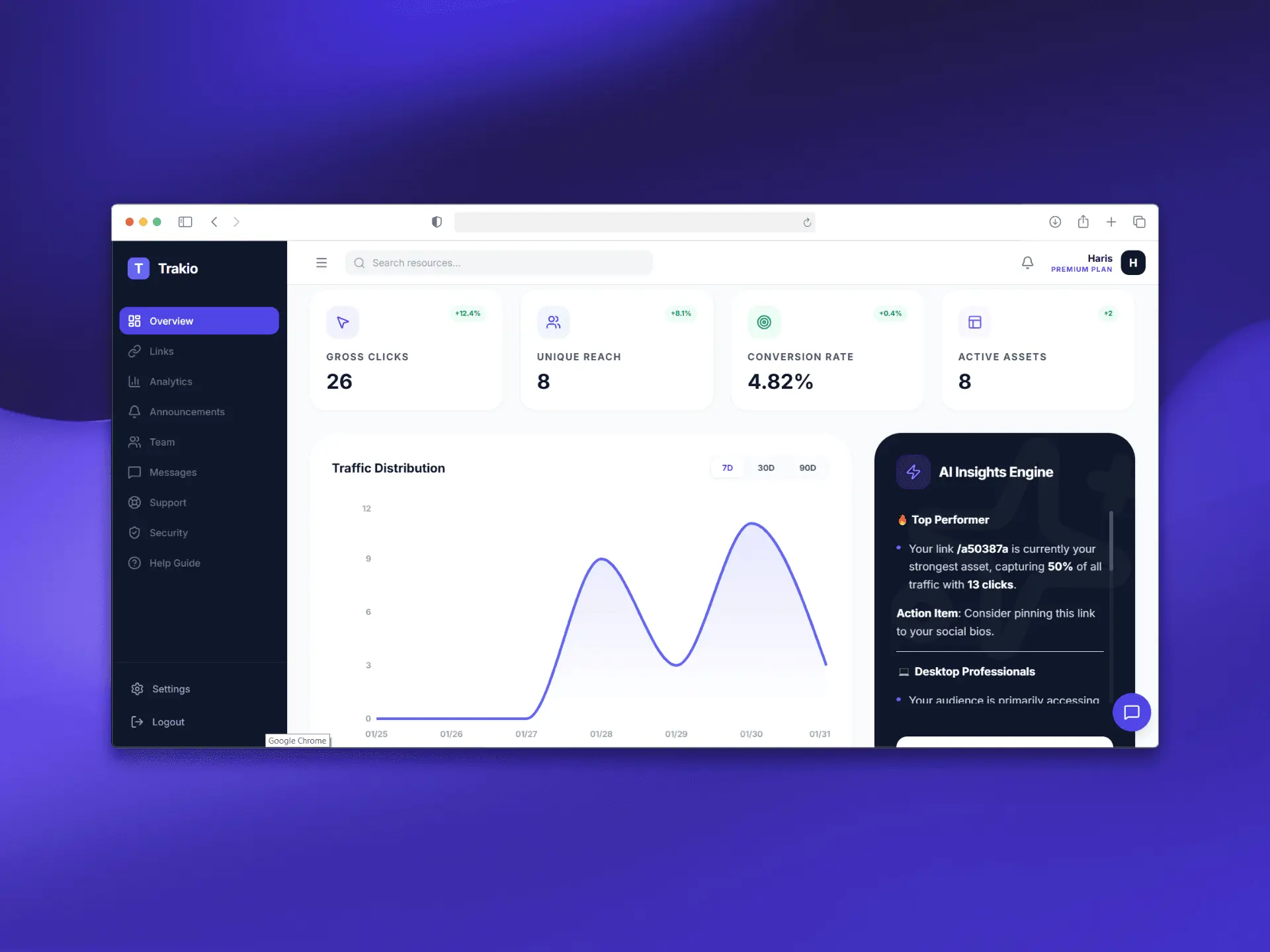 Screenshot 1 of Trakio