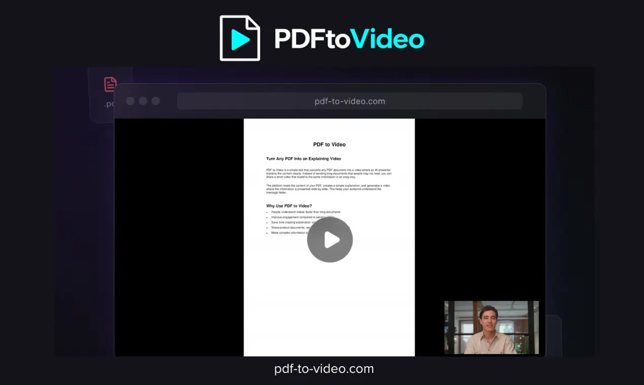Screenshot 2 of PDFtoVideo