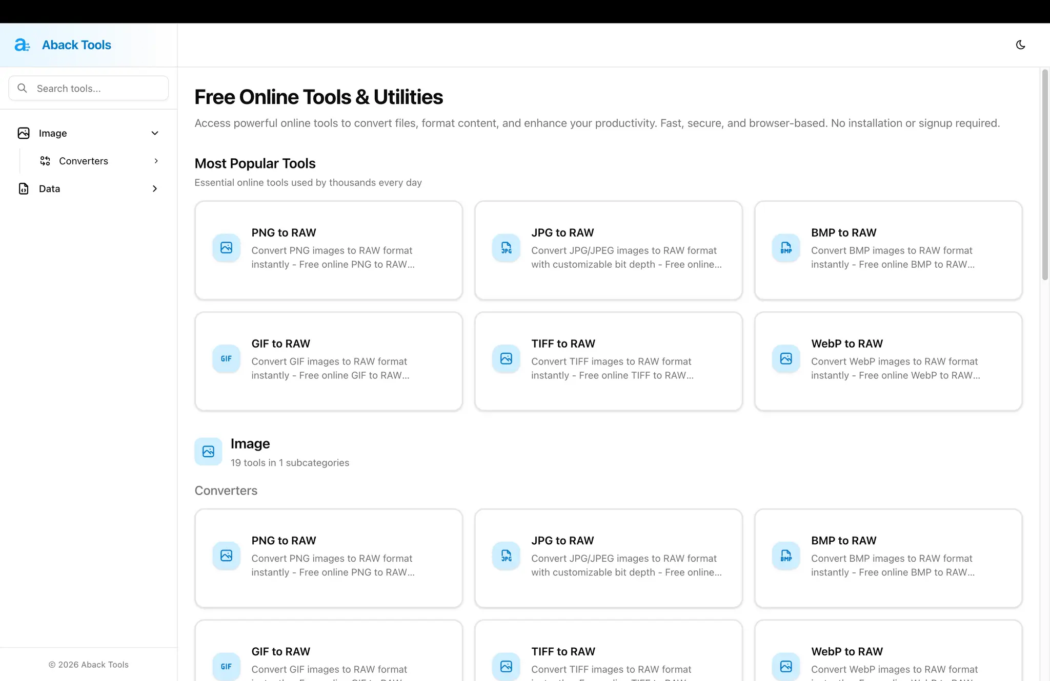 Screenshot 2 of Aback Tools