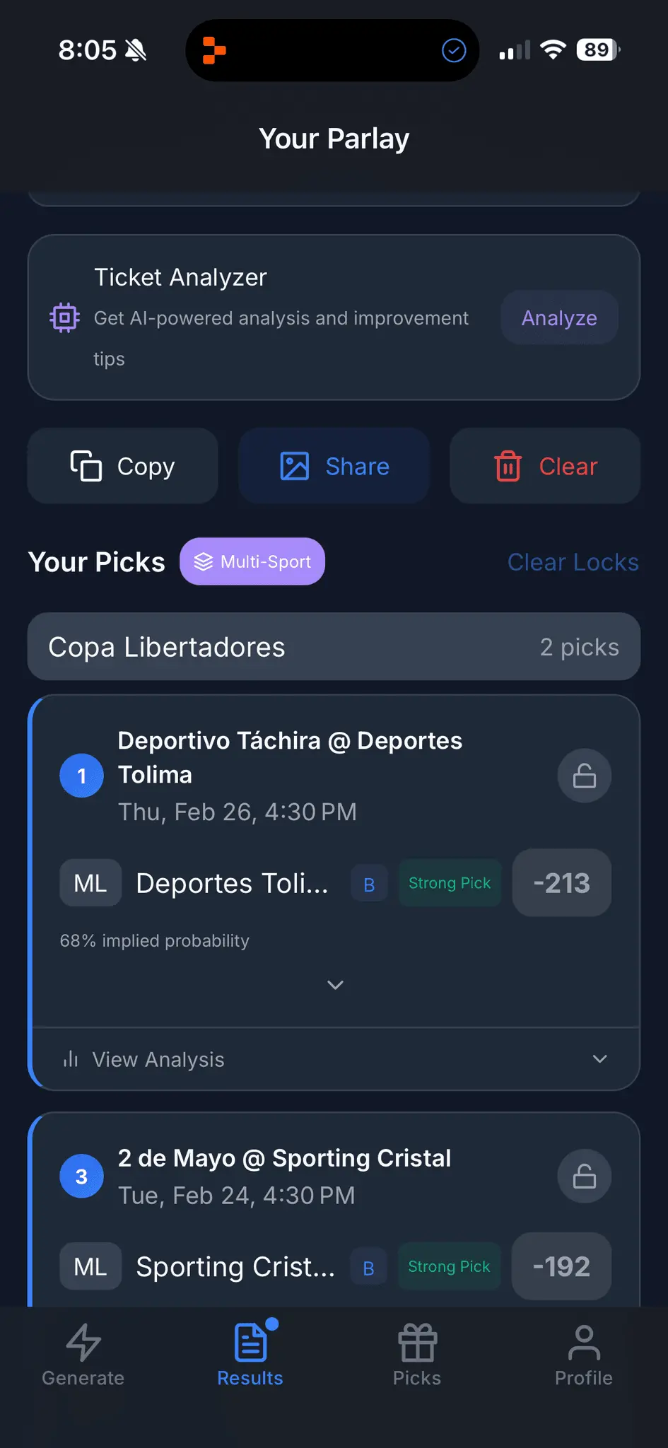 Screenshot 10 of Parlay Pilot