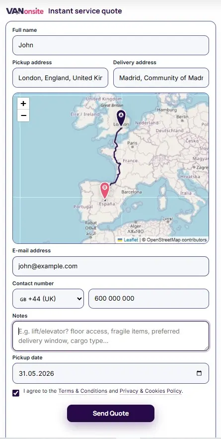 Screenshot 3 of VANonsite