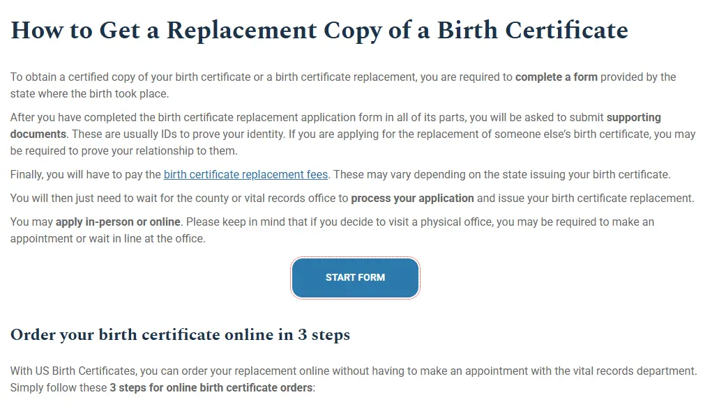 Screenshot 2 of US Birth Certificates & Vital Records