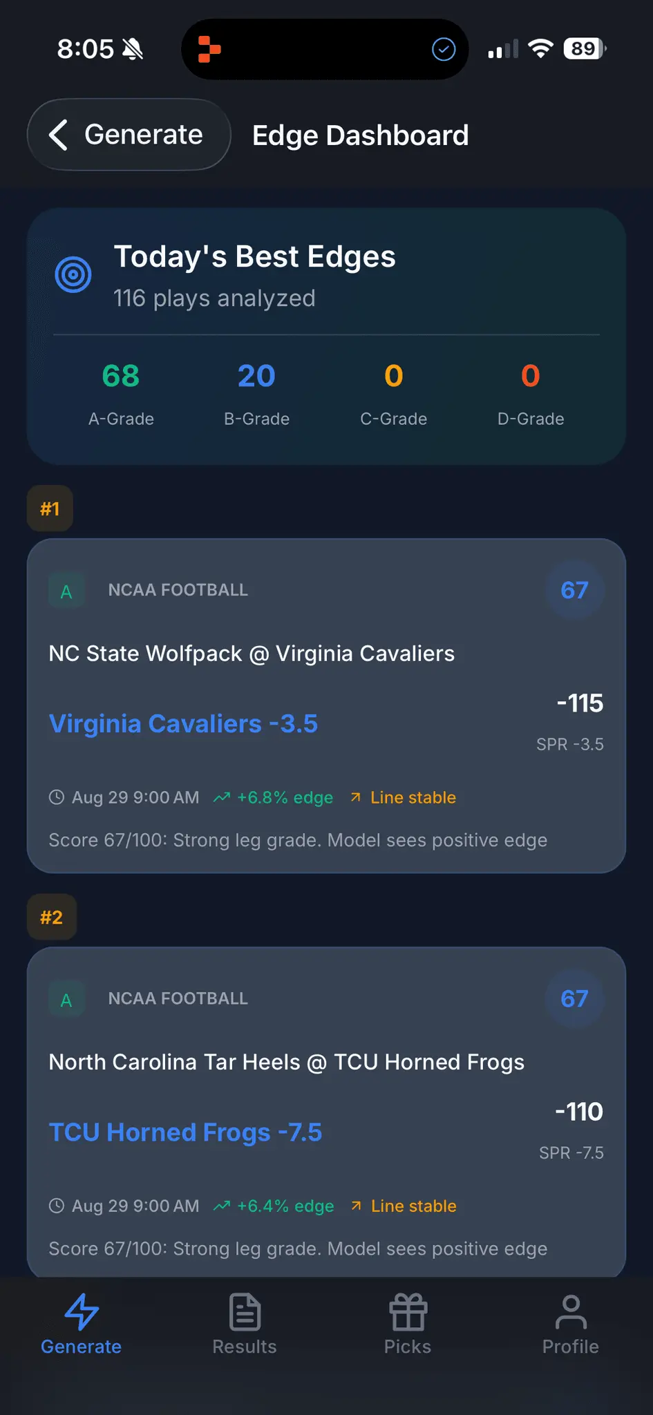 Screenshot 3 of Parlay Pilot