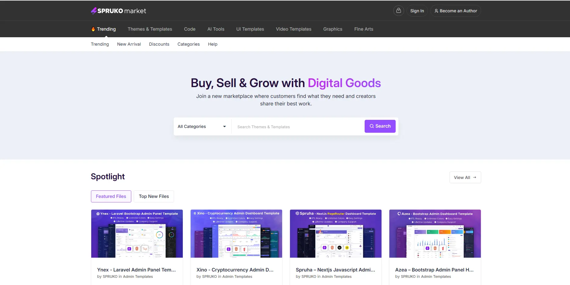 Screenshot 1 of Spruko Market