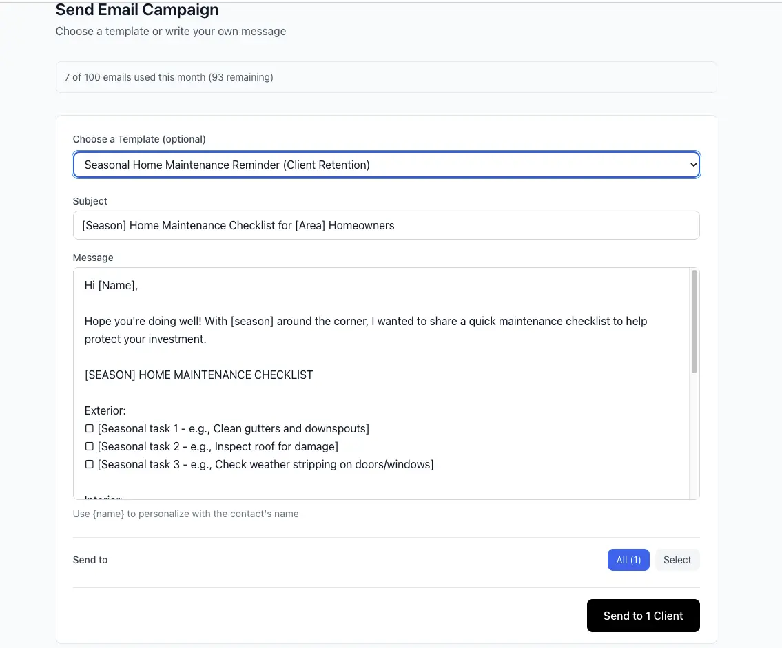 Screenshot 3 of SimpleAgentEmail