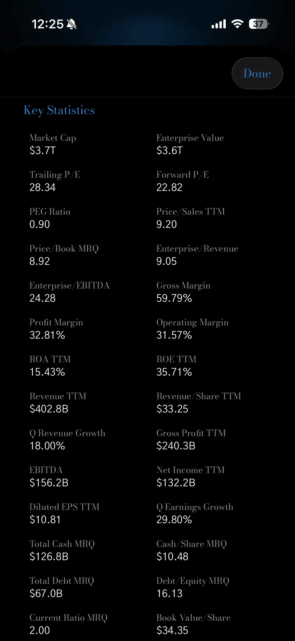 Screenshot 5 of OtterQuant App