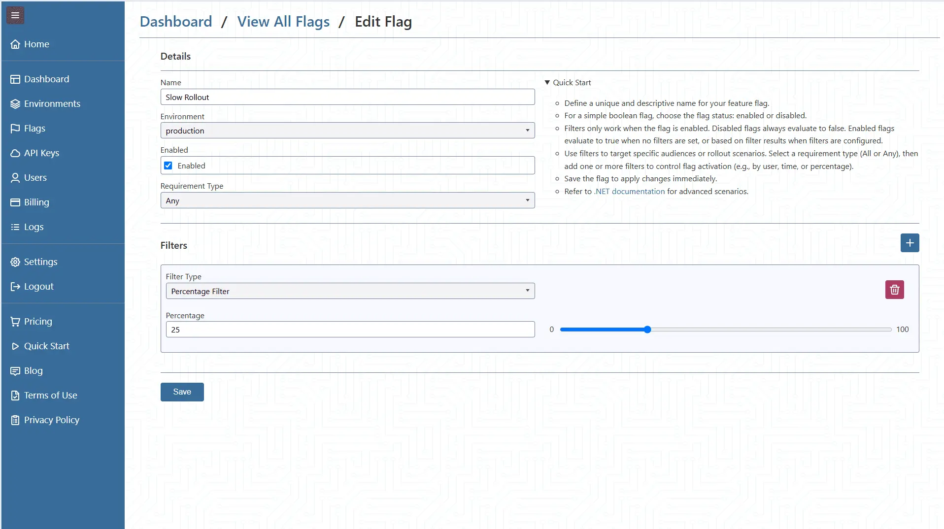 Screenshot 2 of FeatureFlags.app