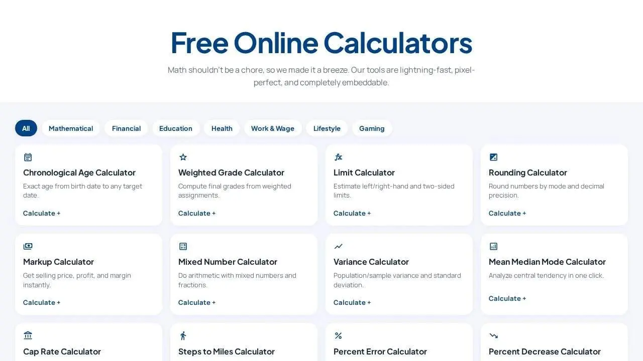 Screenshot 1 of EasyCalc