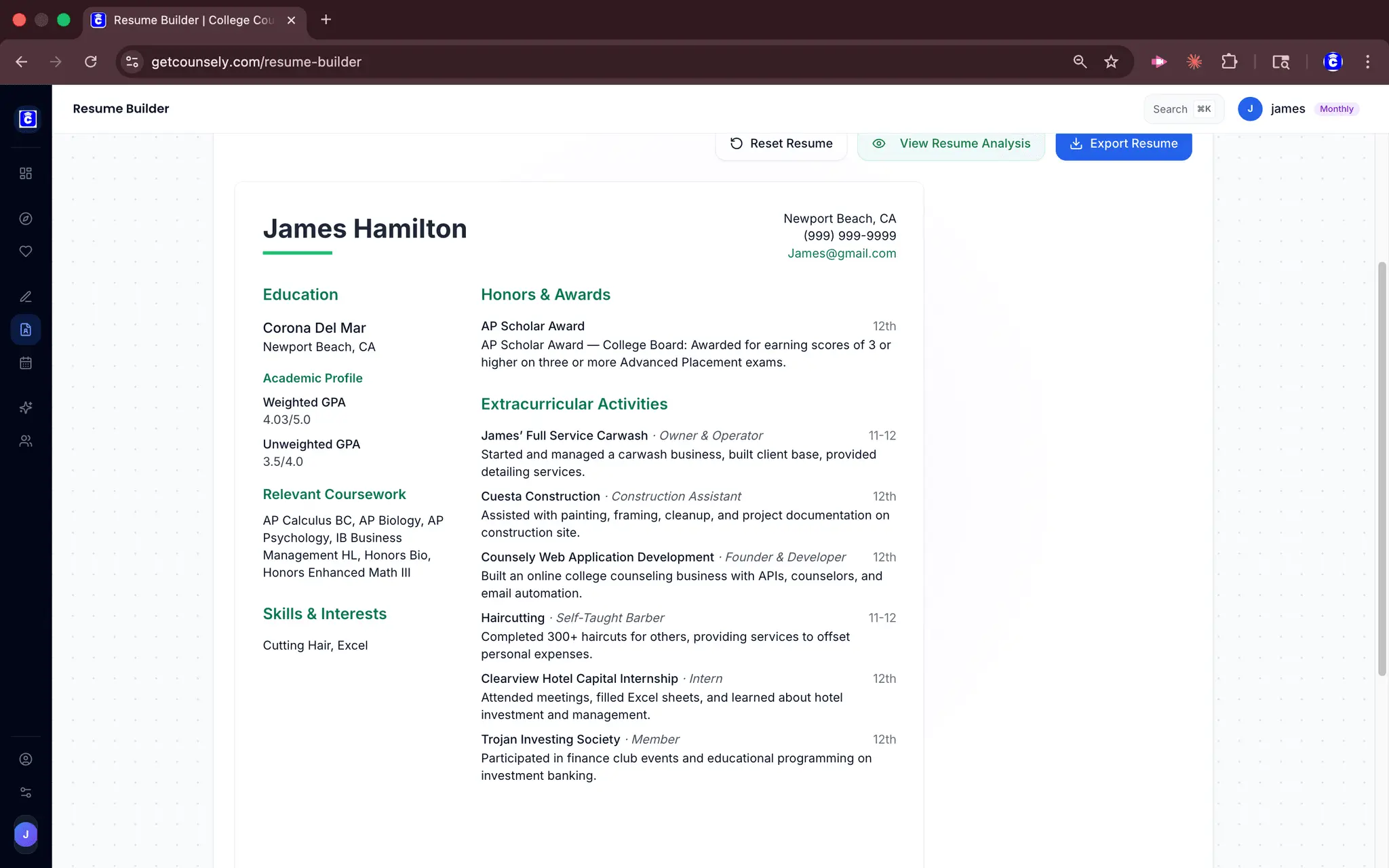 Screenshot 2 of Counsely