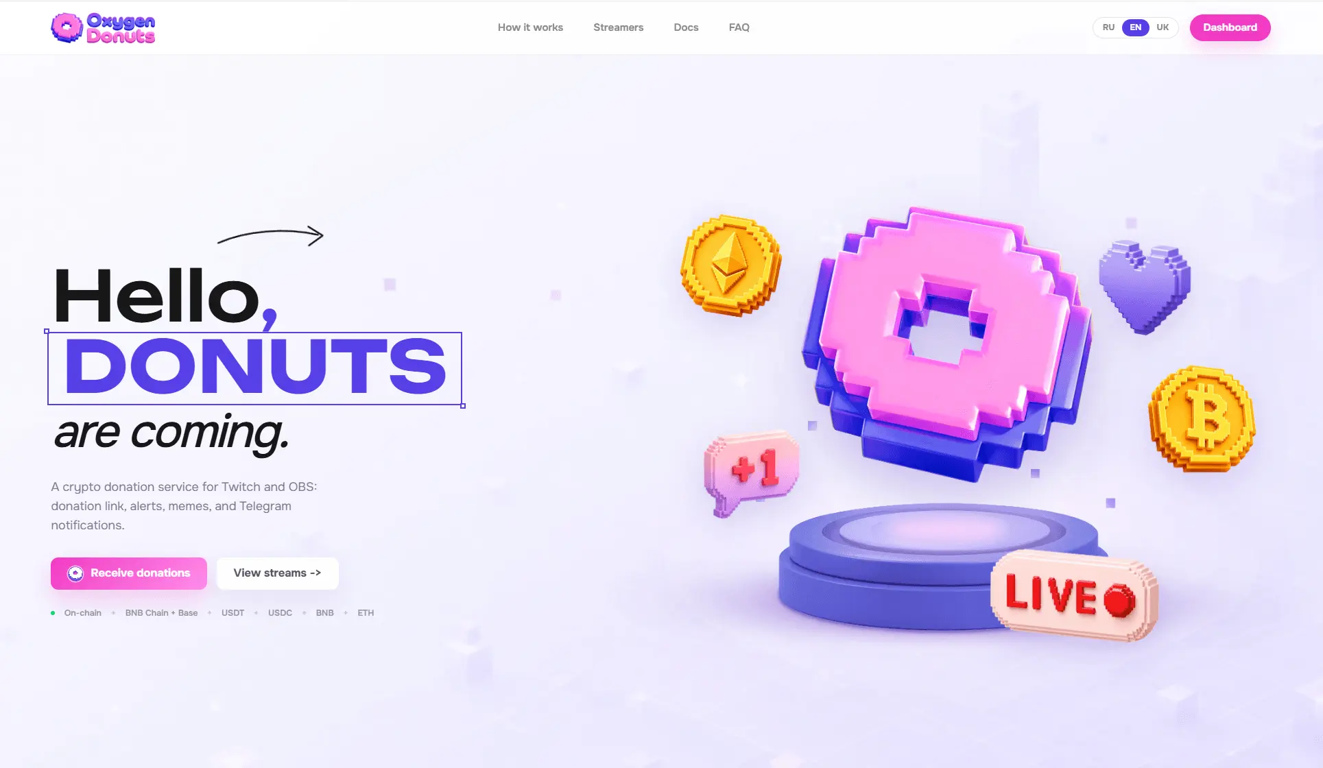 Screenshot 1 of Oxygen Donuts