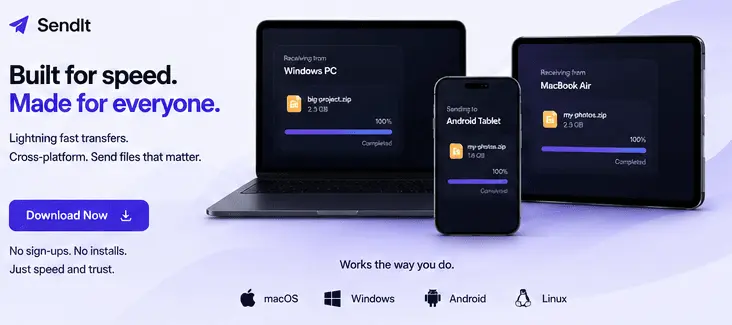 Screenshot 1 of SendIt