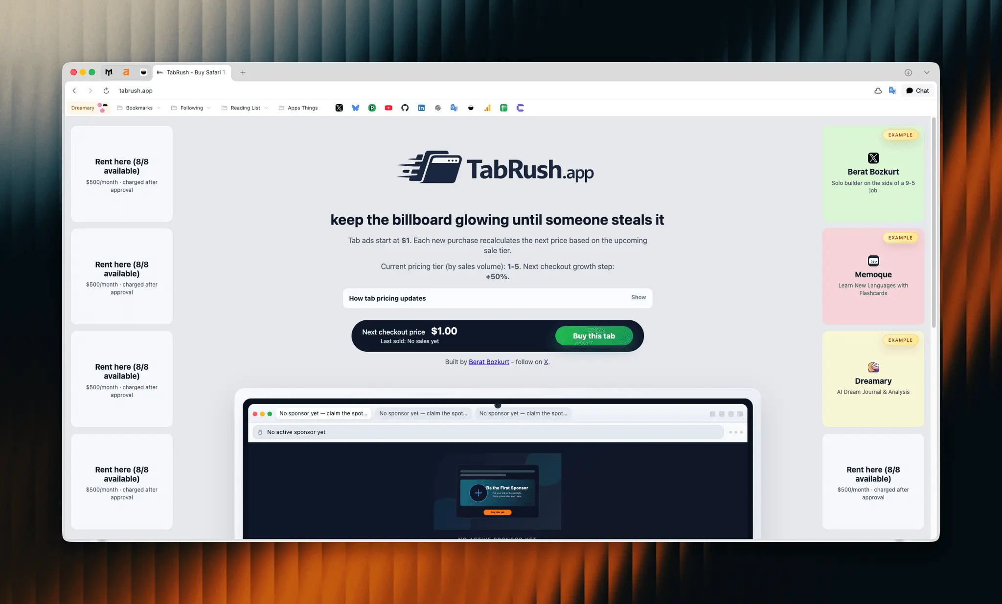 Screenshot 3 of TabRush - Be fast and publish your ads