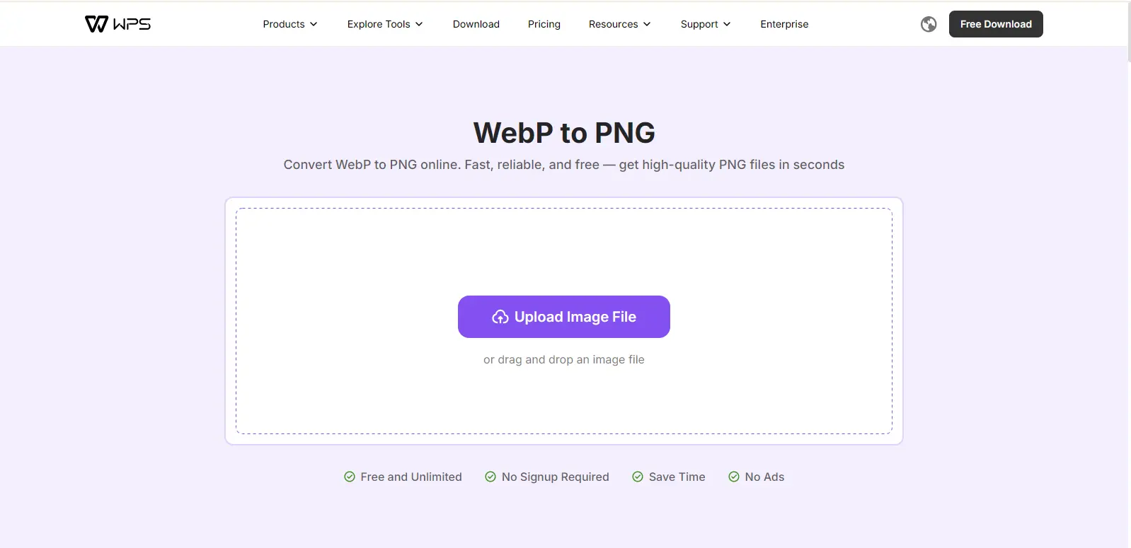 Screenshot 1 of WebP To PNG