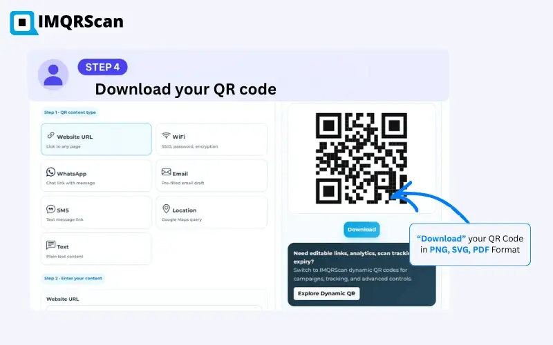 Screenshot 2 of IMQRScan - QR Code Generator