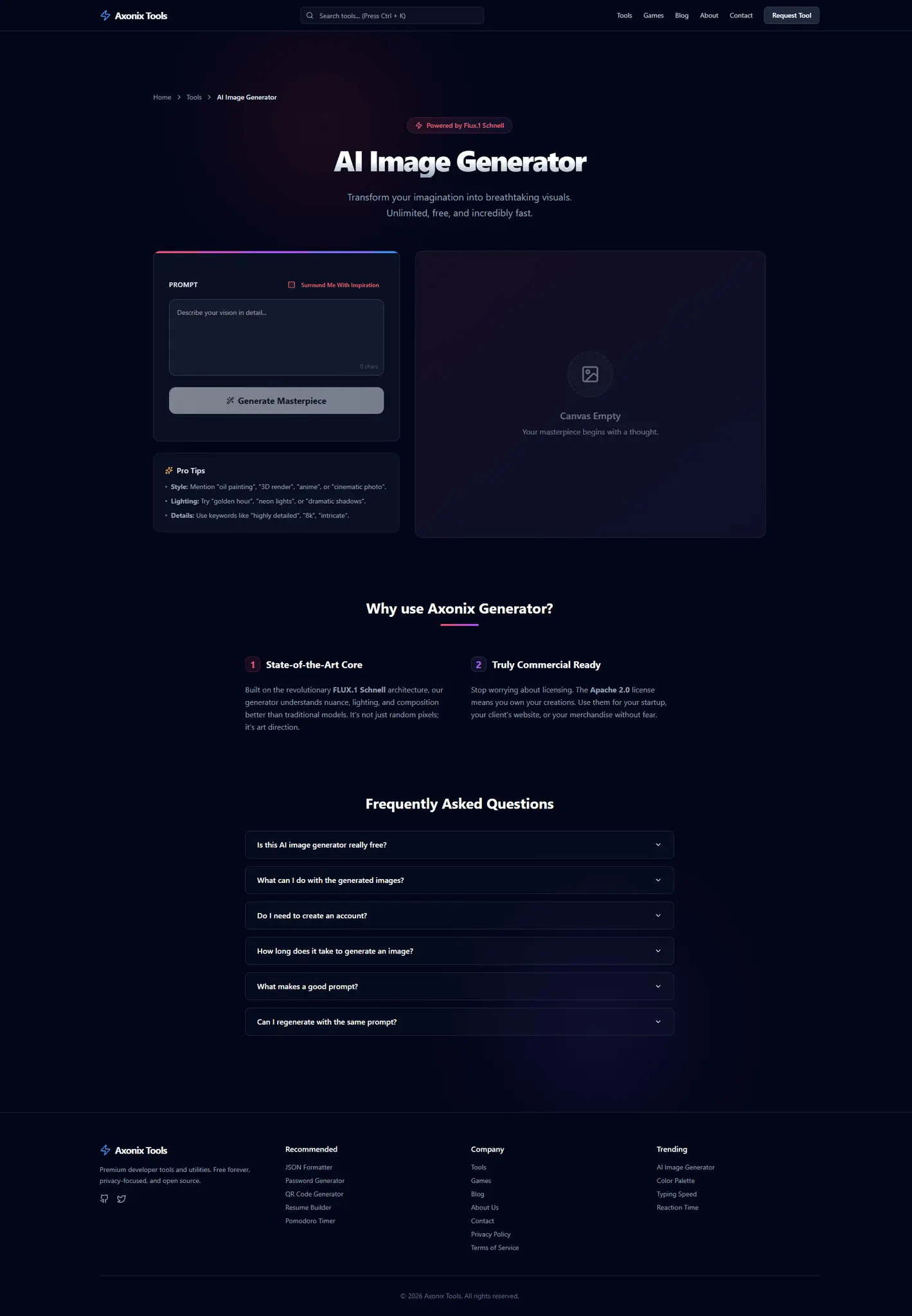 Screenshot 1 of Axonix Tools
