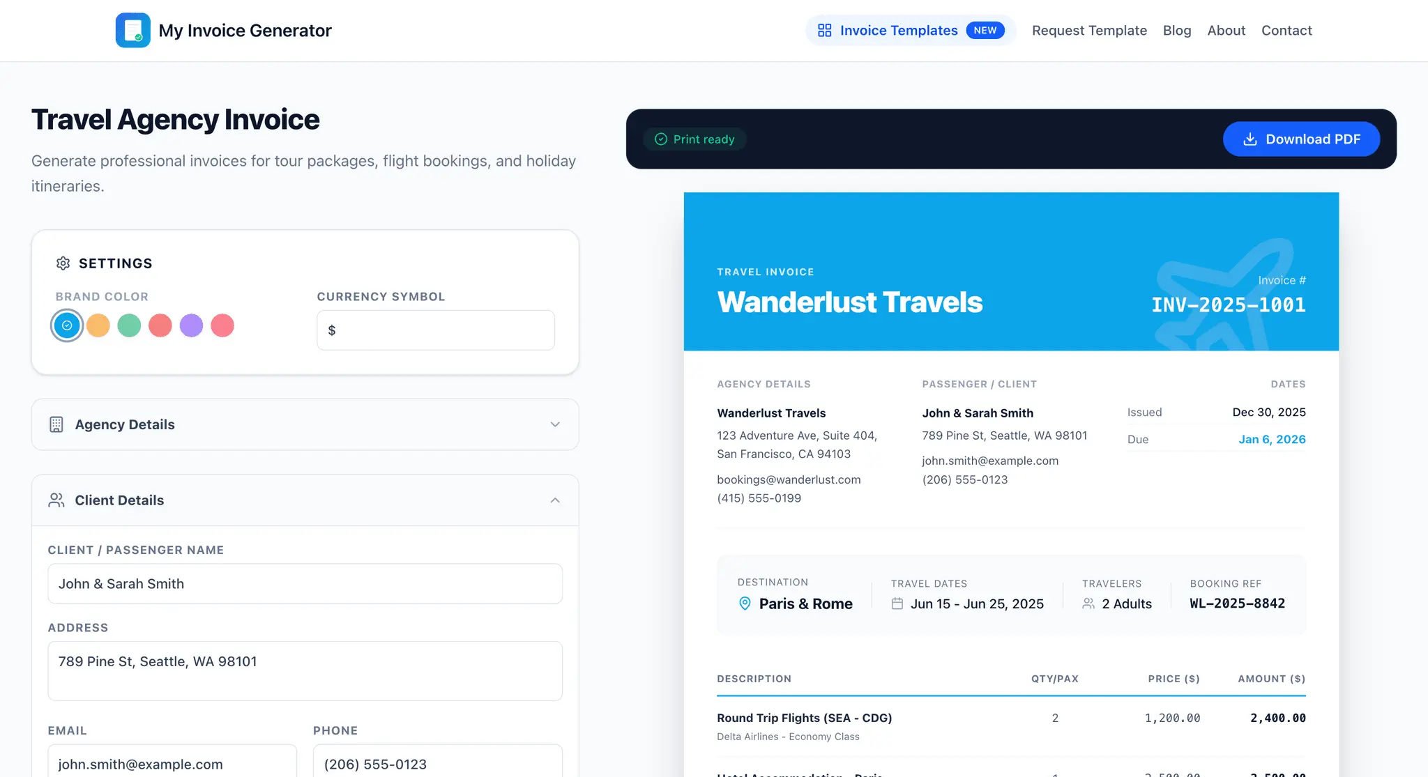 Screenshot 3 of My Invoice Generator