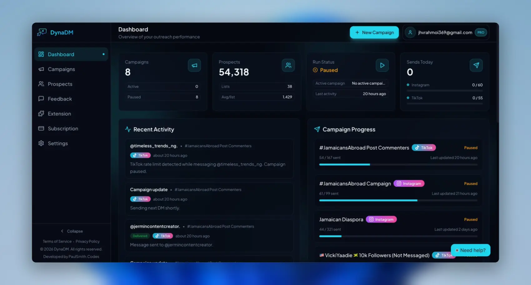 Screenshot 4 of DynaDM - Automated DM Outreach
