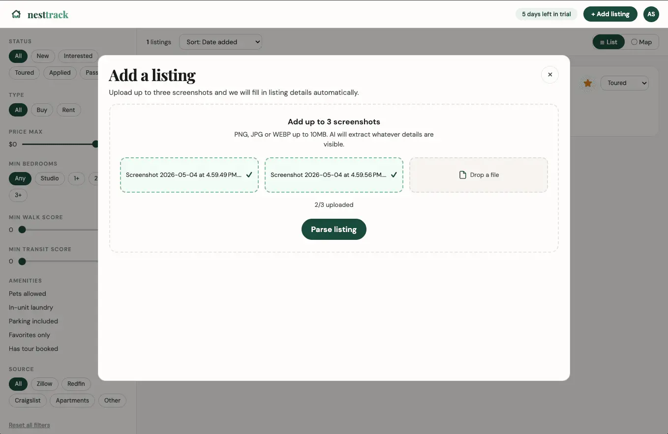 Screenshot 3 of NestTrack