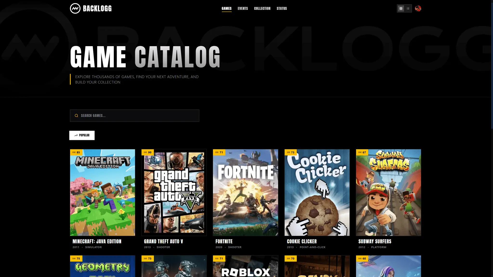 Screenshot 2 of Backlogg