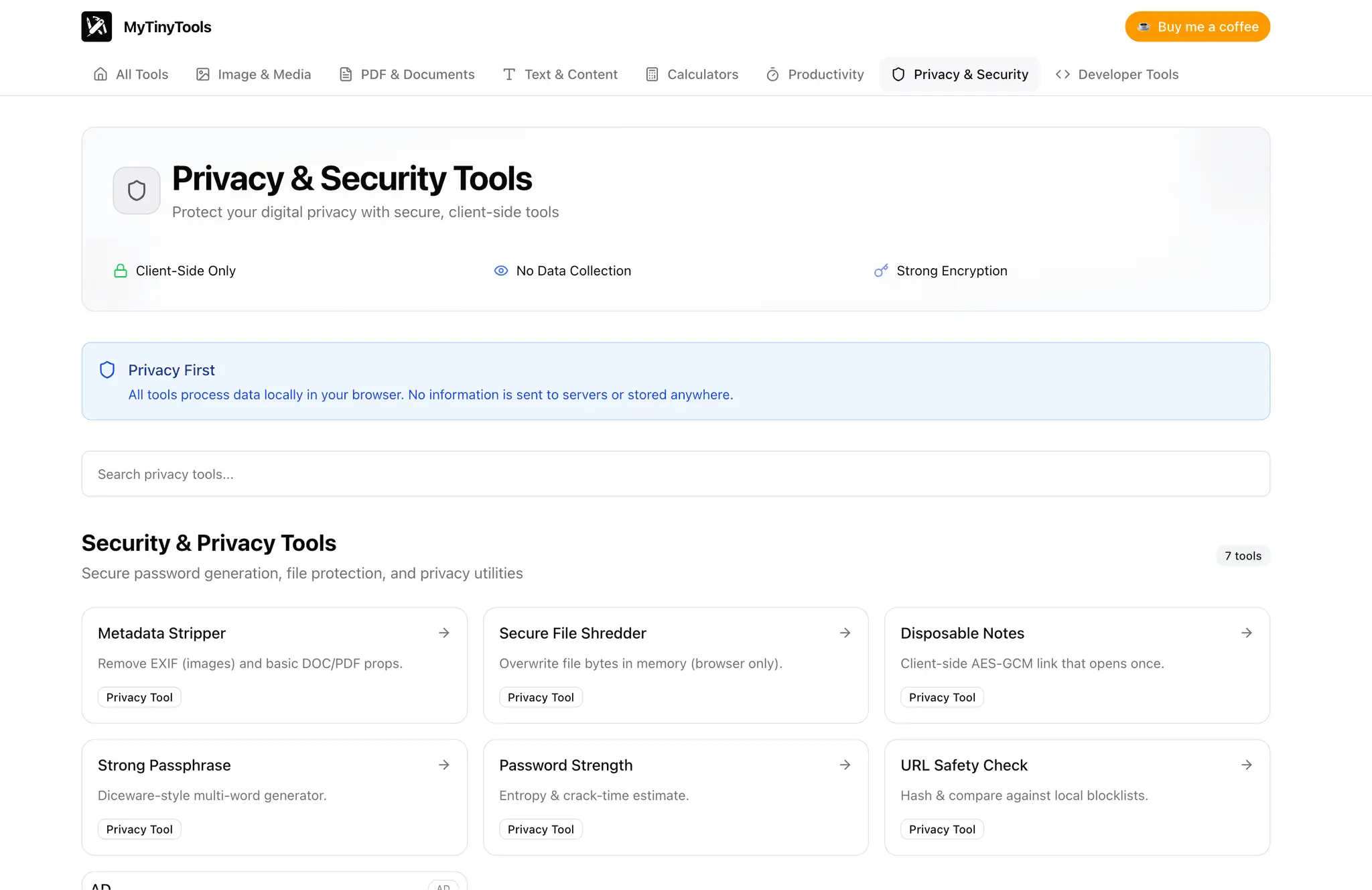 Screenshot 1 of MyTinyTools