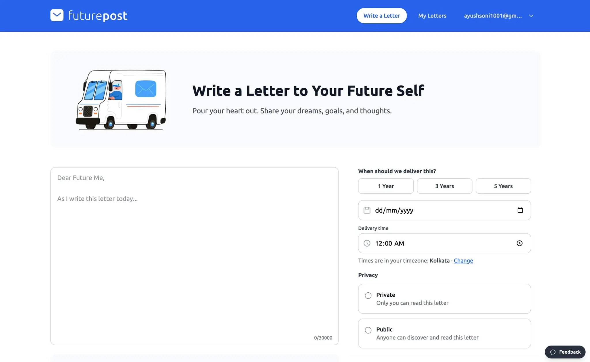 Screenshot 2 of FuturePost