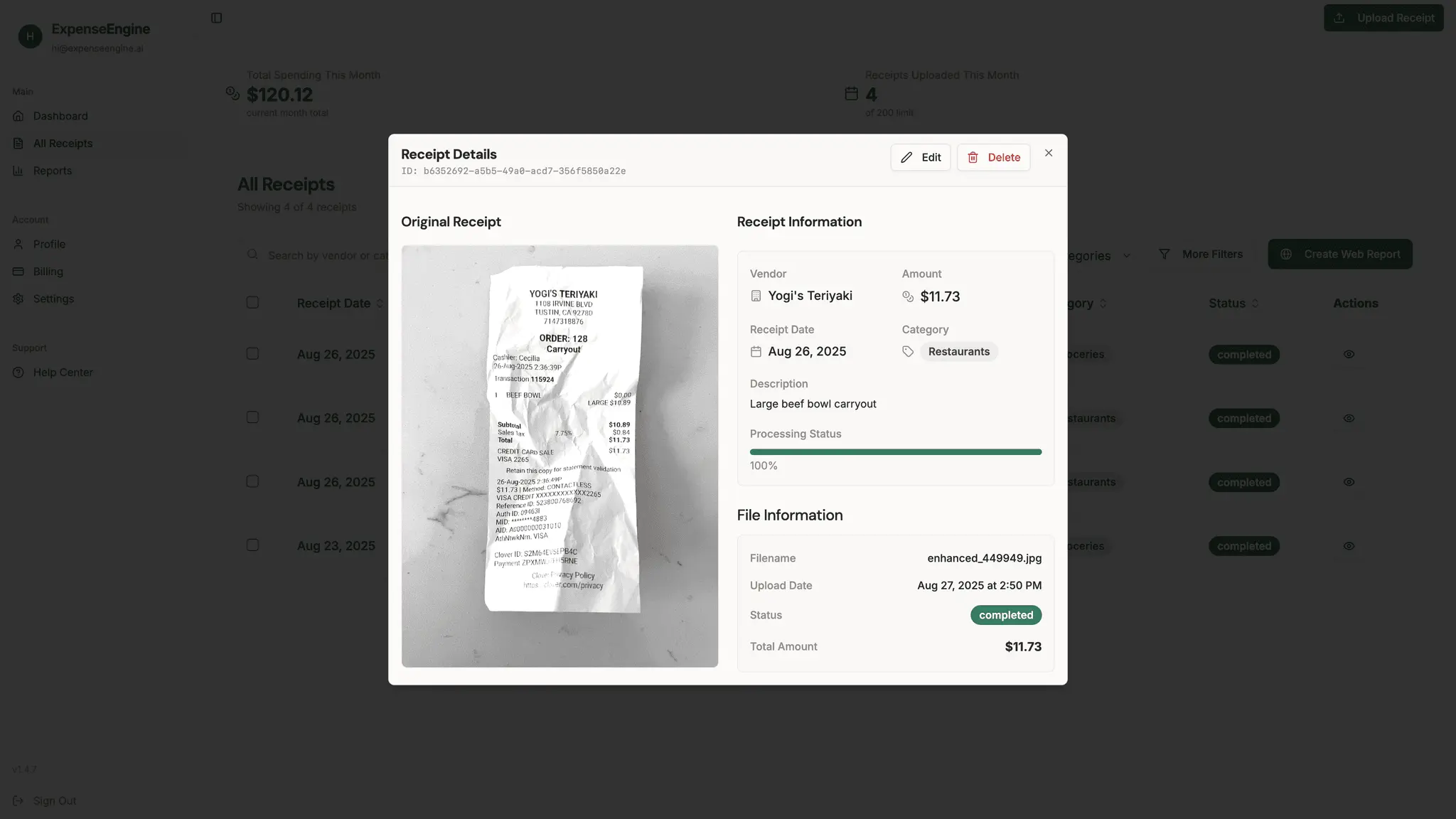 Screenshot 2 of ExpenseEngine