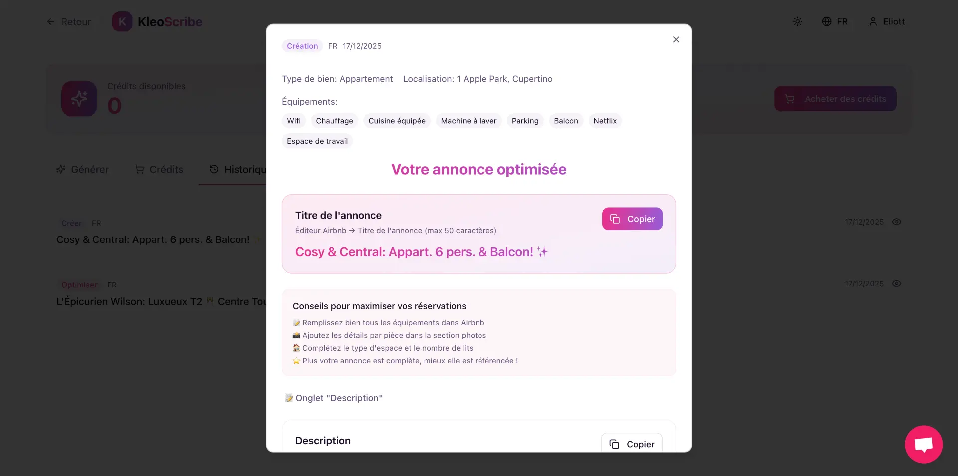 Screenshot 1 of KleoScribe