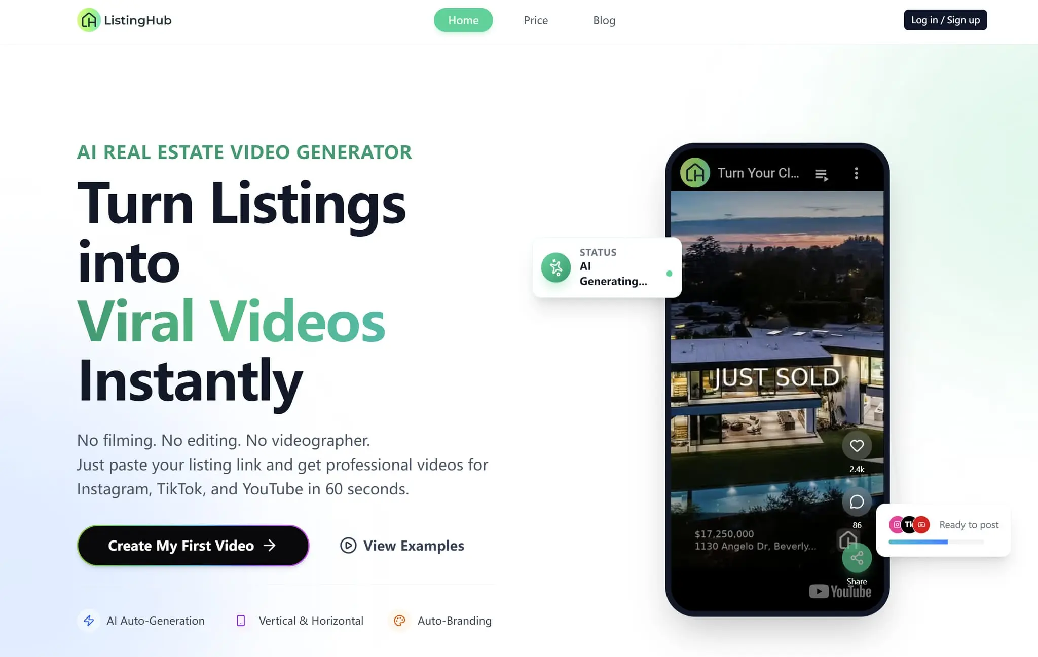 Screenshot 1 of ListingHub