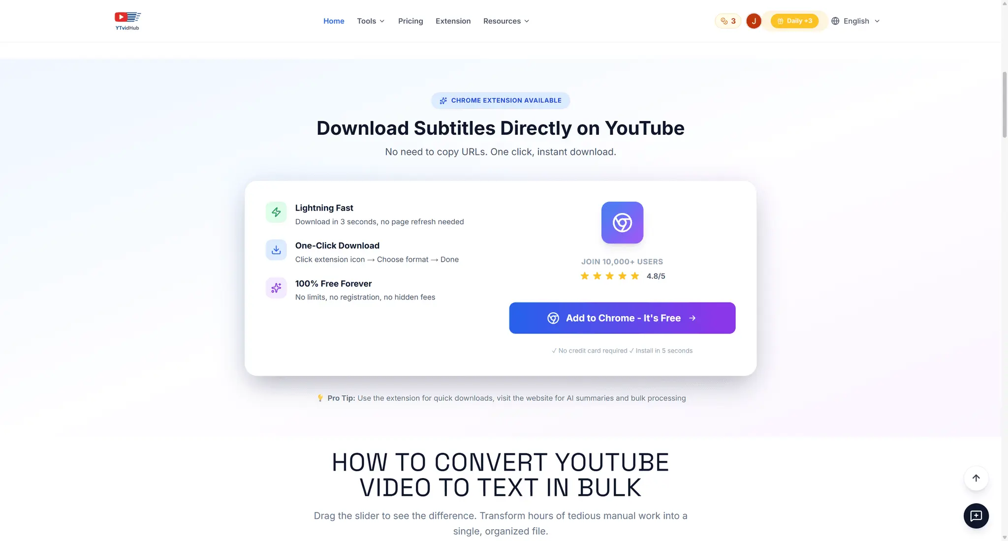 Screenshot 3 of YTVidhub_YouTube Subtitle Downloader