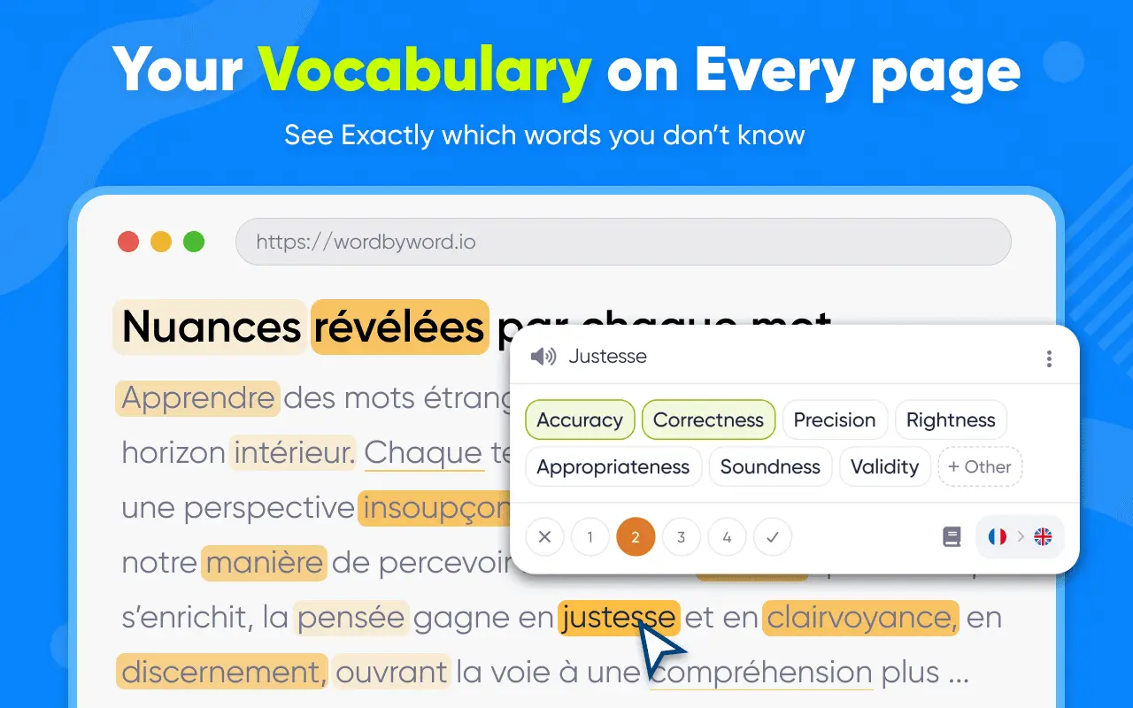 Screenshot 1 of WordByWord