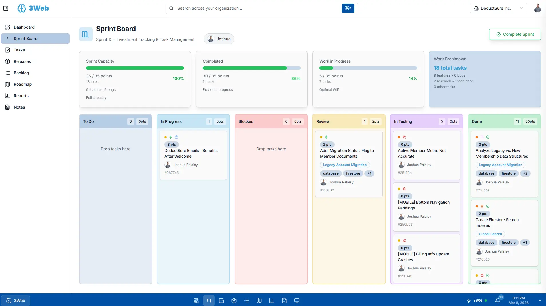 Screenshot 3 of 3Web