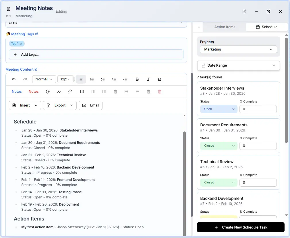 Screenshot 1 of Notes & Tags