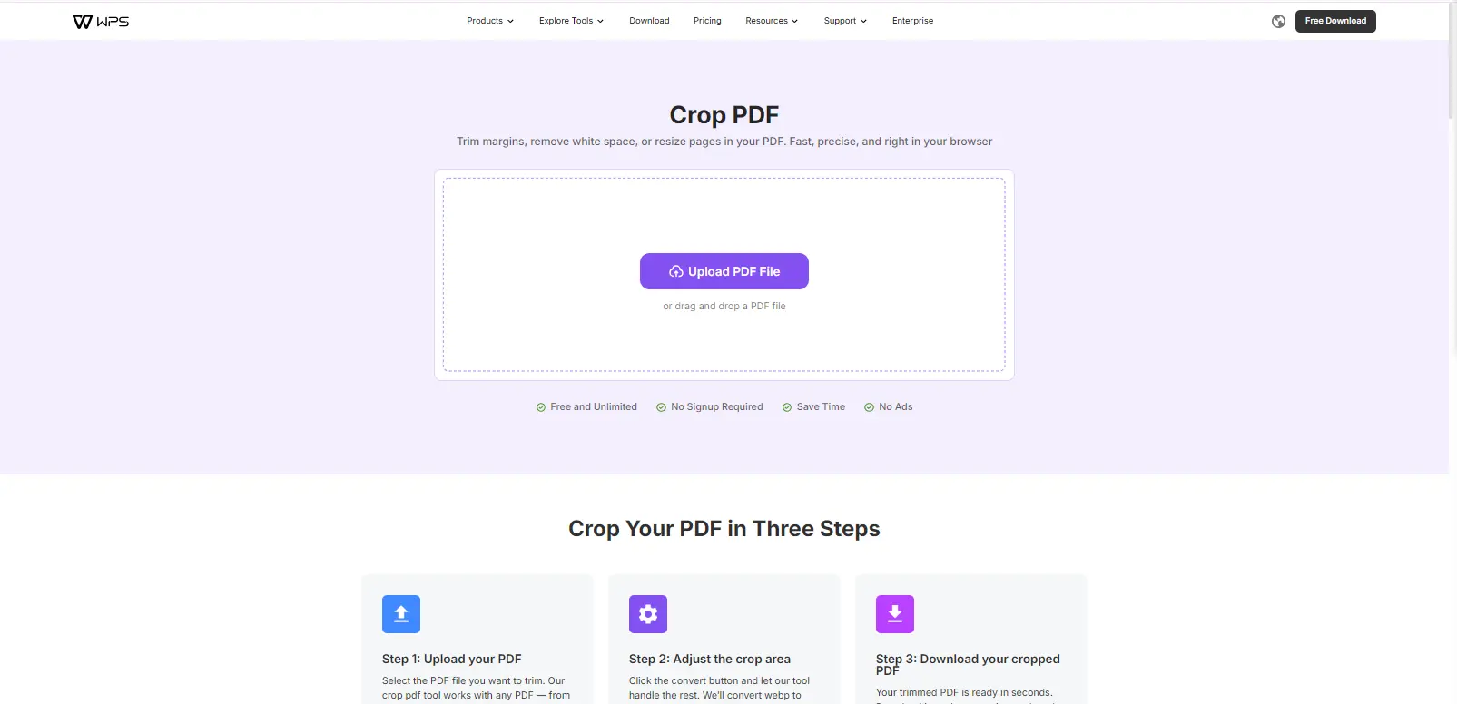 Screenshot 1 of Crop PDF