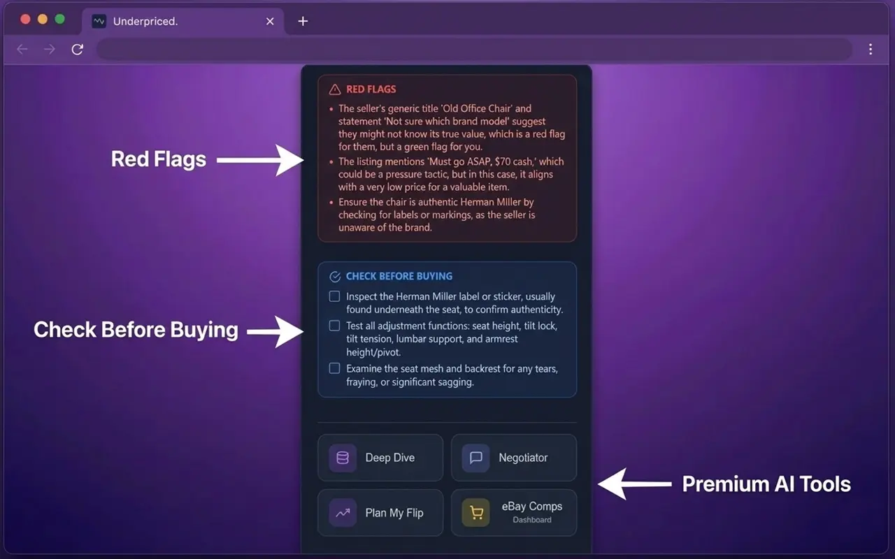 Screenshot 2 of Underpriced - Flip Smarter, Skip Faster