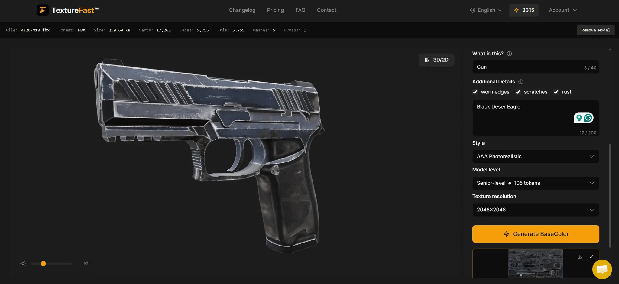 Screenshot 1 of TextureFast