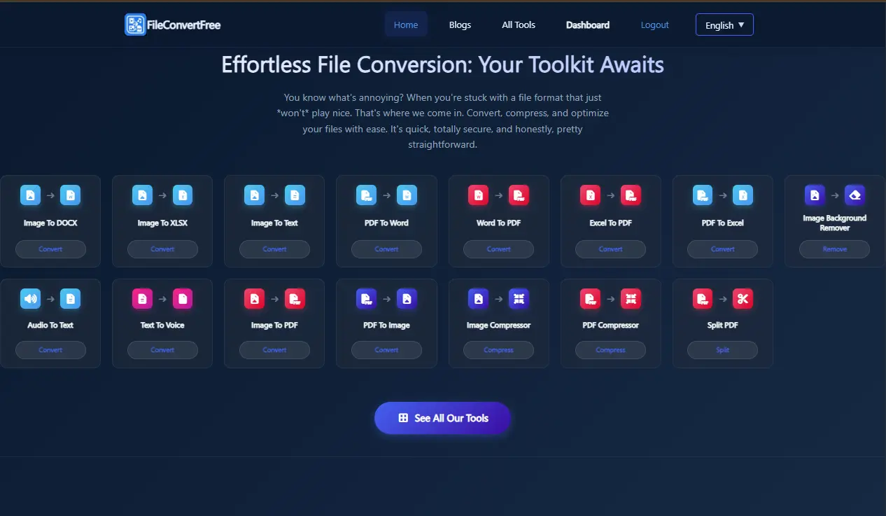 Screenshot 7 of FileConvertFree
