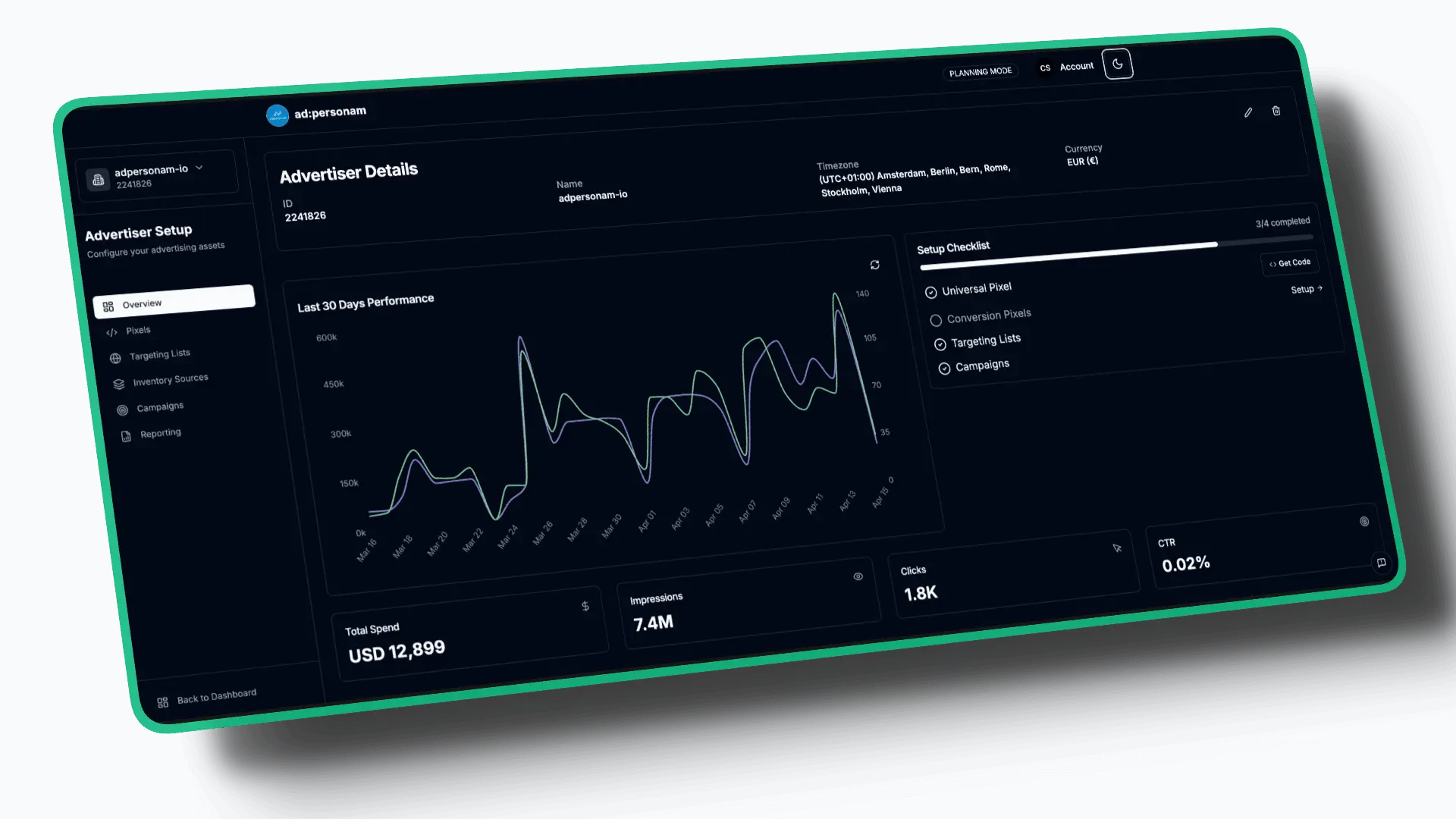 Screenshot 5 of ad:personam Self Serve DSP