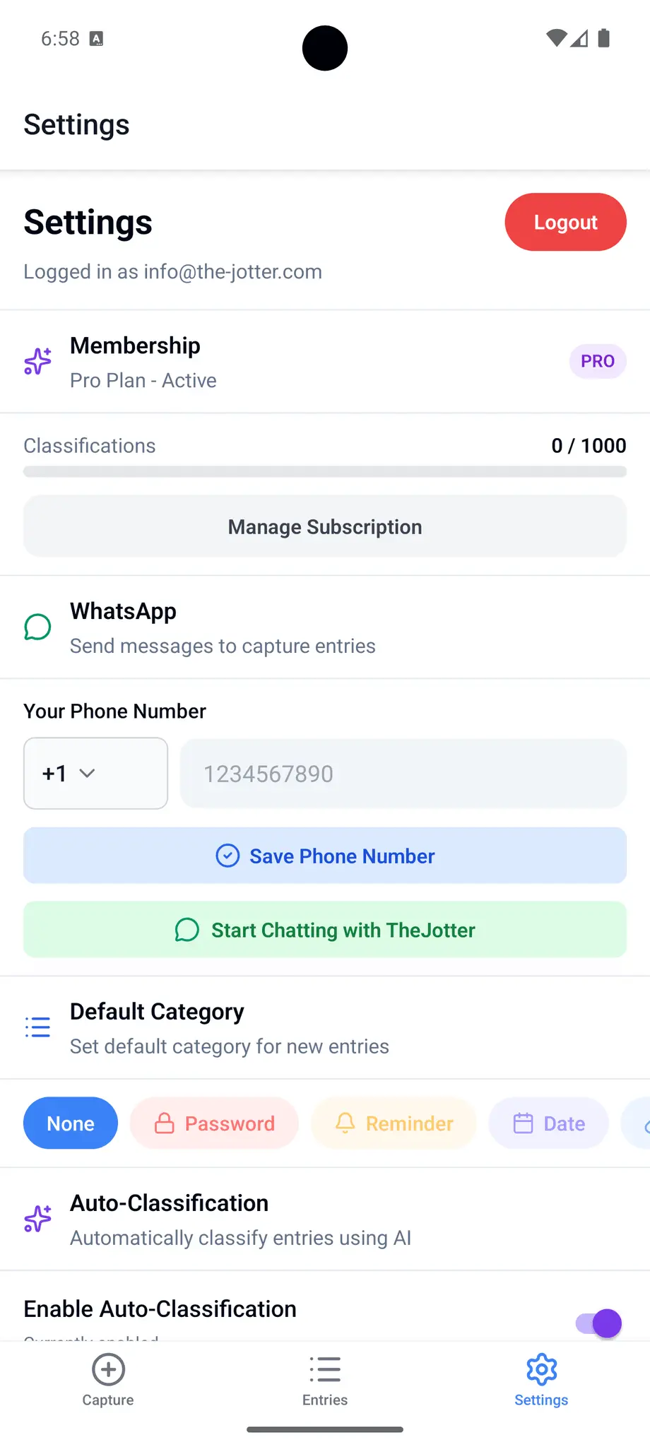 Screenshot 5 of Jotter