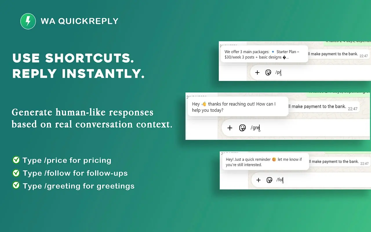 Screenshot 5 of WA QuickReply